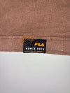 Fila Vintage Long Sleeve Polo Shirt – Brown (L)