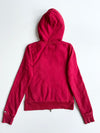 Roots Red Sherpa-Lined Zip Hoodie – Size (S)