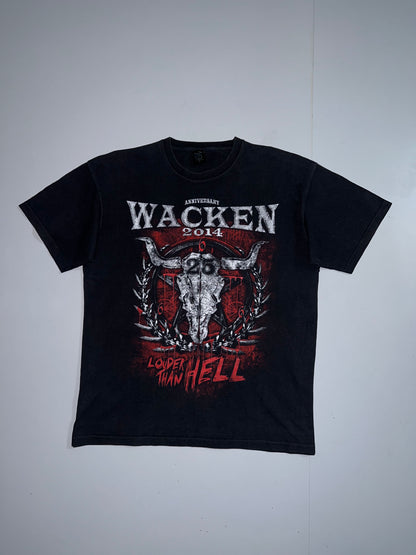 !                           Vintage Wacken 2014 Band Authentic Tee Size - (XL)