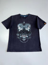 Jizo Bosatsu “JDXZO Grace & Fury” Japanese Skull & Demon Graphic Acid Wash T-Shirt (XL)