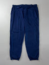 Vintage Nike Navy Blue Nylon Track Pants (W:41) (L:44)