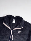 Nike Sportswear Sherpa Utility Full-Zip Jacket  Black with Woven Cargo Pockets (XL)