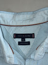 Tommy Hilfiger Light Blue Gingham Check Shirt – Chest Pocket (M)