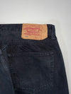 Levi’s 501 Black Denim Jeans (W:36) (L:43)