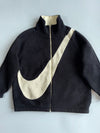 Nike Reversible Big Swoosh Sherpa Fleece Jacket (XL)