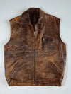 Vintage Premium Original Bomber Leather Jacket (XL)
