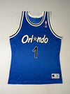 Vintage 90s Champion NBA Orlando Magic #1 Jersey – Blue (XL)