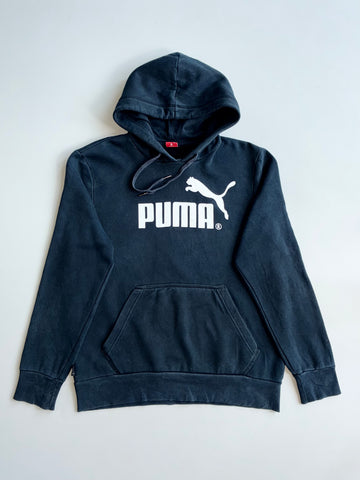 Vintage Puma Big Logo Navy Hoodie (S)