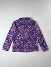 Columbia Fleece Full Zip Jacket — Purple Floral Print  Women’s  (XS)