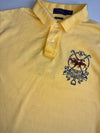 Polo Ralph Lauren Yellow Crest Polo Shirt (L)