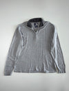 The North Face Grey Quarter-Zip Knit Sweater (L/XL)