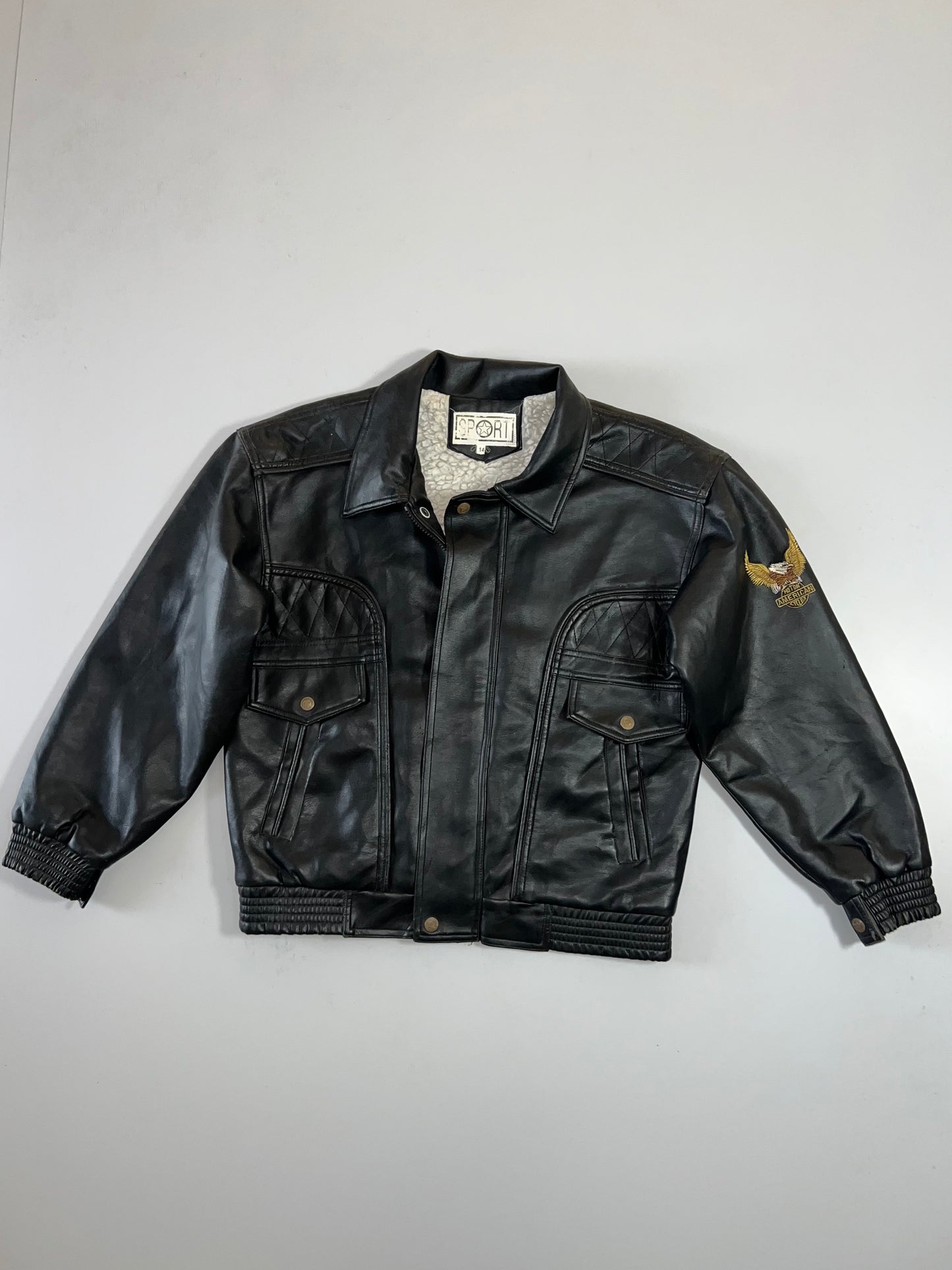 ZSuper Premium Vintage Leather Jacket (S/M)