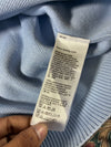 Tommy Jeans Baby Blue Flag Badge Crewneck Knit Sweater – (XL)