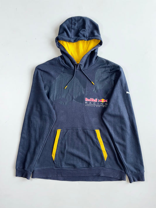 Puma x Red Bull Racing F1 Navy Hoodie with Yellow Mesh Hood (2Xl)