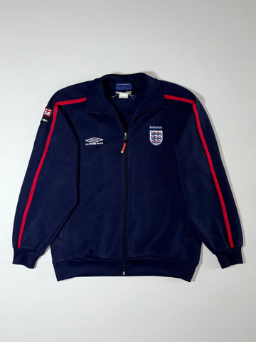 Umbro Official England Full-Zip Track Jacket National Team Crest (M)