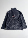 JNCO Jeans Snake Logo Tie-Dye Fleece Half-Zip  (XL)