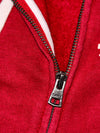 Roots Canada “Toronto” Embroidered Zip-Up Hoodie – Burgundy, (S)