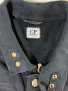 C.P. Company Black Snap Zip Jacket – Knit Collar (XL)