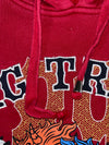 Big Train Osaka Graphic Print Hoodie – Maroon, (M)