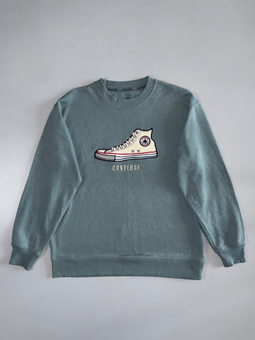 Converse Chuck Taylor All Star Graphic Crewneck Sweatshirt (M)