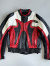 Speed’s Premium Leather Motorcycle Racing Jacket (Paded)(L)