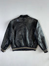 Tony Enzo Varsity-Style Leather Jacket (L)