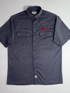 Carhartt Imperial Embroidered Workwear Shirt – Washed Charcoal Grey (XL)