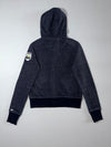 Roots Whistler Canada Full-Zip Hoodie – Black/Grey Marle, (XS)