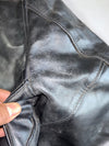 Schott NYC Vintage A2 Flight Pure Leather Bomber Jacket Shearling Fur Lining Made in USA (L)
