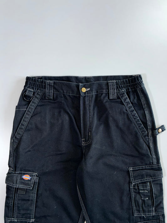 Dickies Black Double Knee Cargo Pants (W:34 |L:37)