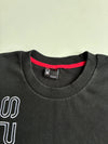 Spyder | Black Vertical Spellout Embroidered Crewneck | (L)