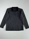 Eider French Alpine Quarter-Zip Fleece Pullover  Charcoal Grey Black (L)