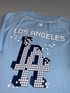 MLB LA Dodgers Sky Blue Baseball Jersey (L/Xl)