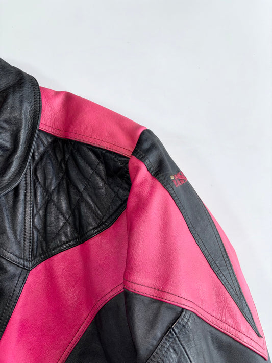 Vintage IXS Premium Leather Racing Jacket (Paded)(L/XL)