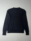 Tommy Hilfiger Tailored Charcoal Italian Wool V-Neck Sweater (XS)