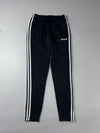 Adidas Essentials 3-Stripes Black Joggers (W:28) (L:39)