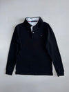Tommy Hilfiger Long Sleeve Polo T-Shirt – Black (S)