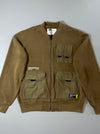 NHIZ izzue x Neighborhood Tan Multi-Pocket Zip Bomber (XL)