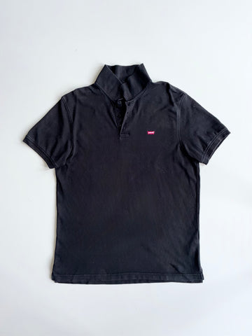 Levi’s Standard Black Pique Polo (L)