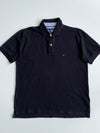 Tommy Hilfiger Custom Fit Polo Shirt – Black (L)