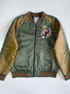 Jizo Bosatsu Premium Dragon Koi fish Fully Embroidered Sukjan Jacket (XL)