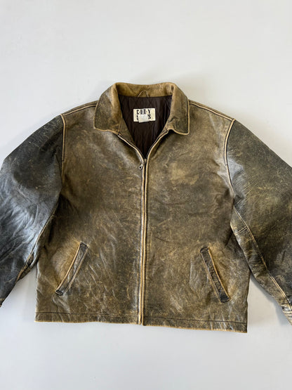 ZSuper Premium VINTAGEOriginal Leather Jacket (XL)