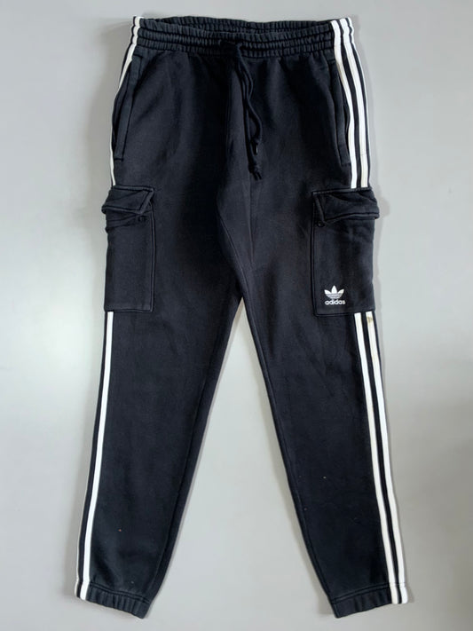 Adidas Black Cargo Fleece Joggers (W:30|L:39)