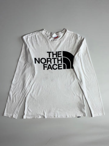 The North Face Big Logo Long Sleeve T-Shirt – White (M)