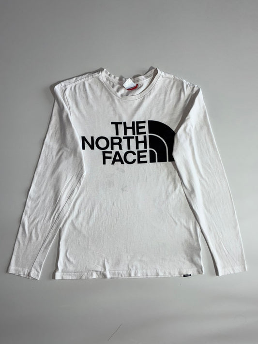 The North Face Big Logo Long Sleeve T-Shirt – White (M)
