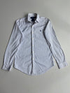 Ralph Lauren Custom Fit Striped Dress Shirt White/Navy (S/M)