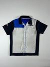 Yamaha Racing Colorblock Team Shirt Navy/Blue/Silver (M)