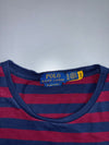 Polo Ralph Lauren | Custom Slim Fit Striped Tee Navy/Maroon | (L)