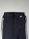 Adidas Black 3-Stripes Fleece Joggers  (W:32) (L:37)