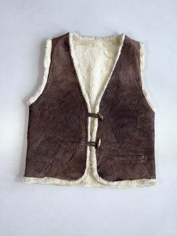 ZPremium Original Pure Suede Leather Vest (M)